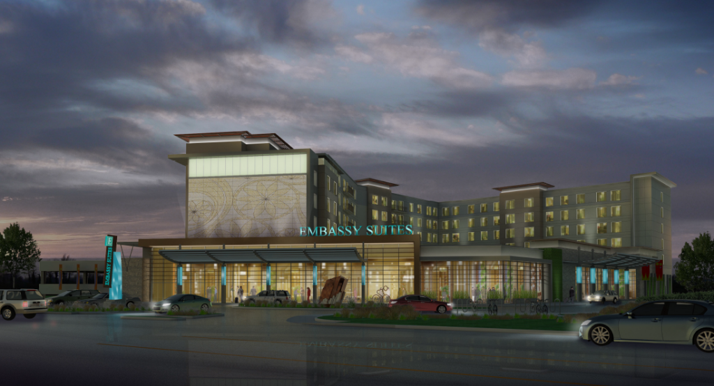 Proposed Hotel Conference center on Richards