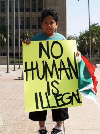 No-human-is-illegal