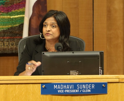 Madhavi Sunder is now the new board president