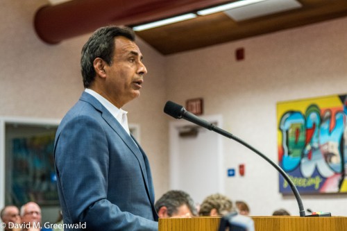 Guneet Bajwa of Presidio presents his ideas back in August at the Planning Commission meeting
