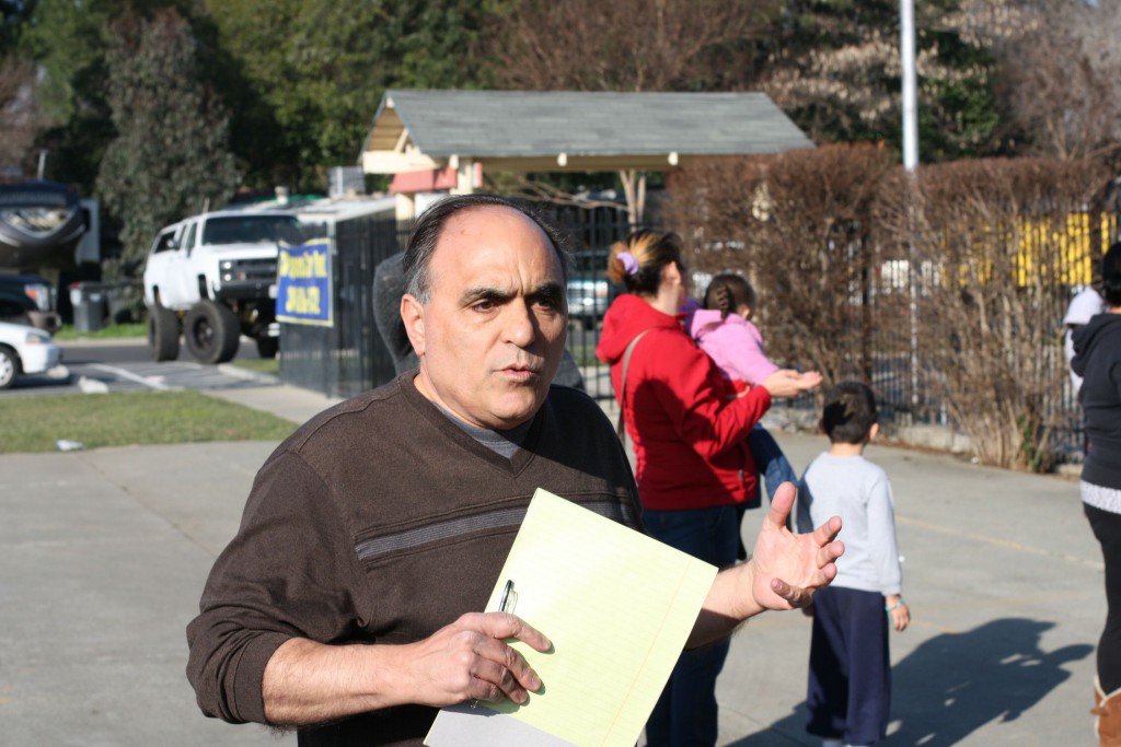 Jim Provenza speaks to residents