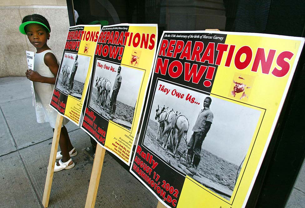 Slave Reparations Focus Of Nyc Protest Davis Vanguard 