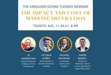 Vanguard #GivingTuesday Event – The Impact and Cost of Mass Incarceration