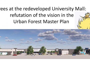 Trees at the Redeveloped University Mall: Refutation of the Vision in the Urban Forest Master Plan