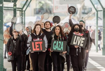 Guest Commentary: Davis Silent Marchers Interrupt Farmers Market to Call for an End to Starvation in Gaza